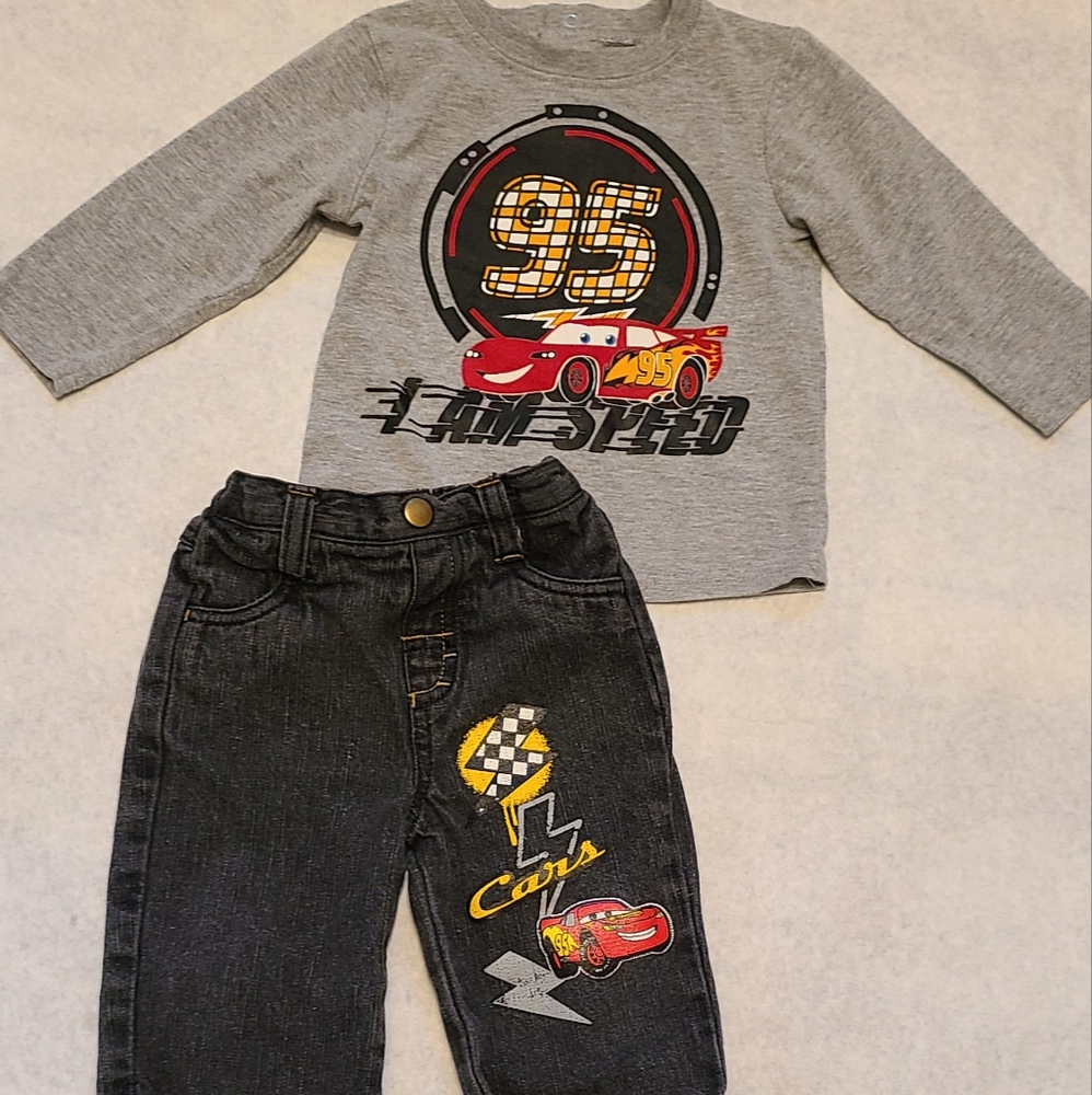 Disney Lightning McQueen Cars Outfit